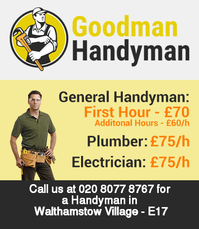Local handyman rates for Walthamstow Village
